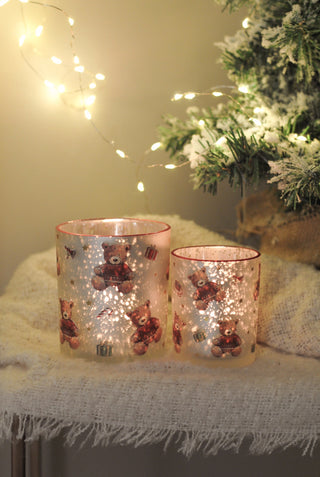 Teddy's Delight Tealight Holders - Set van 2