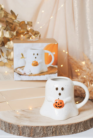 Boo with Pumpkin - Mug