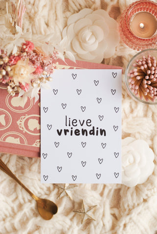 LIEVE VRIENDIN - ANSICHTKAART