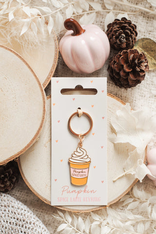 Pumpkin Spice Latte Keyring