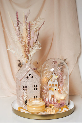 Vase with Dried Flowers
