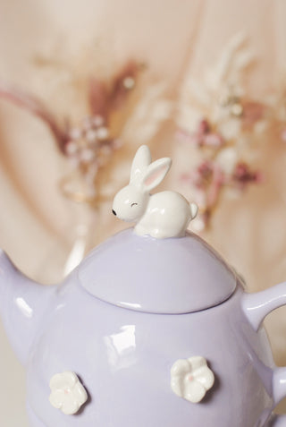 Lilac Bunny Mug & Teapot