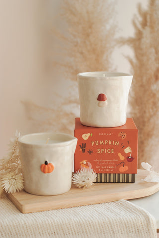 Paddywax - Bistro Ceramic Candle in Pumpkin Spice