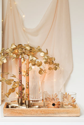 Fall Leaves Tealight Holder - Small