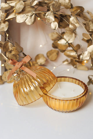 Christmas Ball Candle - Ochre