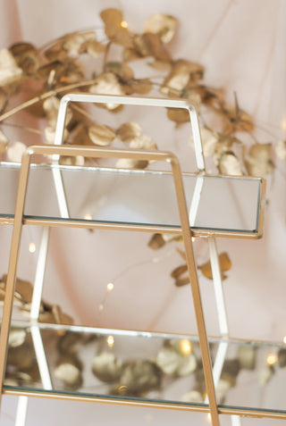 Gold Mirror Tray