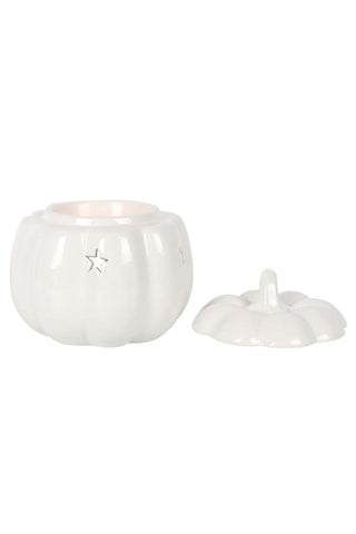 Starry Pumpkin Oil Burner - White