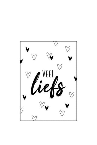 VEEL LIEFS - ANSICHTKAART