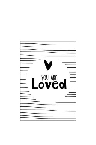 YOU ARE LOVED - ANSICHTKAART