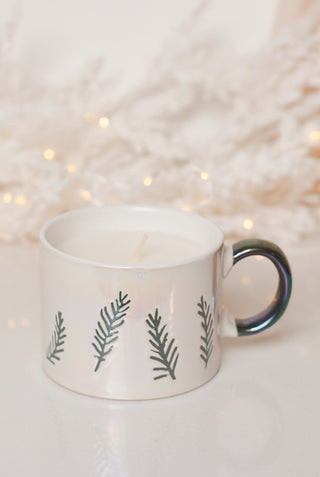 Paddywax - Ceramic Mug Candle Iridescent White