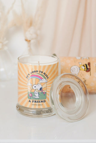 Snoopy - It's Good To Have a Friend Candle