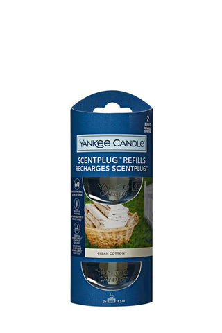 Yankee Candle - Clean Cotton 2-Pack Scentplug Refill