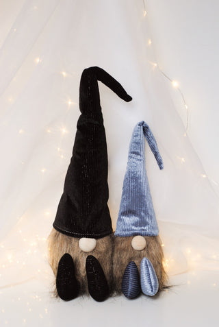 SOFT VELVET GNOME GREY - MEDIUM