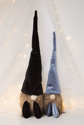 SOFT VELVET GNOME GREY - MEDIUM