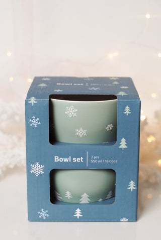 CHRISTMAS BOWLS (SET VAN 2)