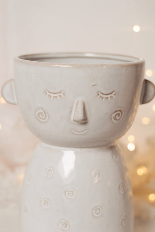 CUTE FACE VASE