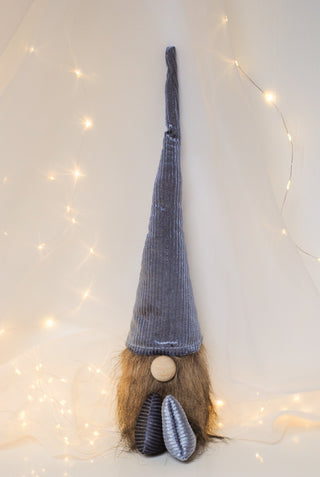 SOFT VELVET GNOME GREY - MEDIUM