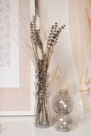 STACKABLE BUBBLE VASE - GREY