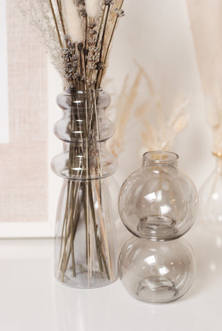 STACKABLE BUBBLE VASE - GREY