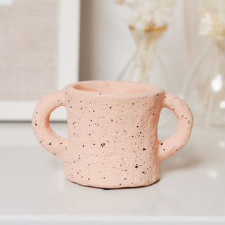 HANDLE PLANTER - SMALL IN PEACH