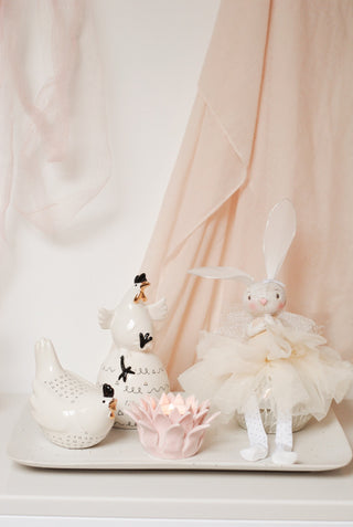 SITTING BUNBUN WITH TUTU - BEIGE