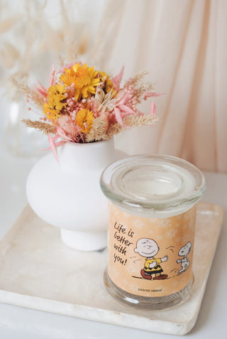 Snoopy - Life Is Better With You Candle