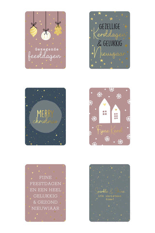 Christmas Cards - Set van 6