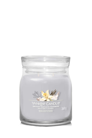 Yankee Candle - Smoked Vanilla & Cashmere Signature Medium Jar