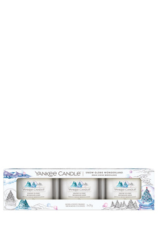 Yankee Candle - Snow Globe Wonderland Mini Jar 3-Pack