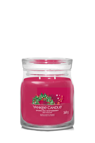 Yankee Candle - Sparkling Winterberry Signature Medium Jar