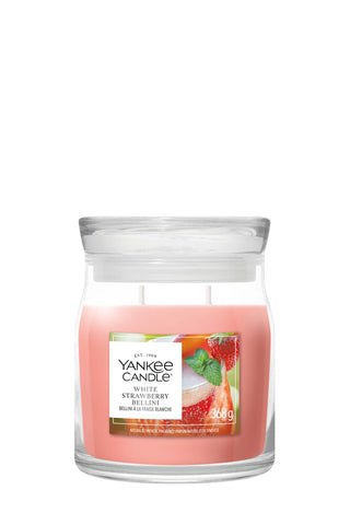 Yankee Candle - White Strawberry Bellini Medium Jar